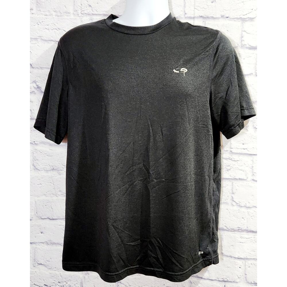 Champion Black Duo Dry Crew Neck Short Sleeves Shirt Medium Lightweight